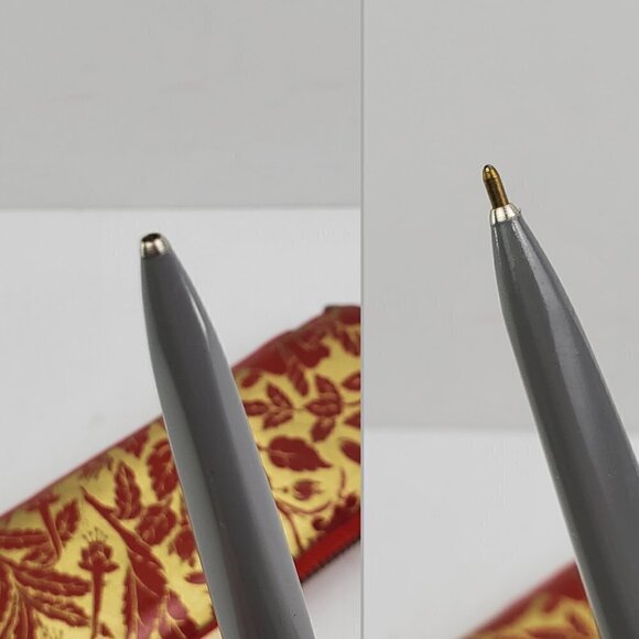 Heiko 542 Ballpoint Pen Vintage German w/ Zipper Case C.E. Pilz Fullhalter-Etui - Picture 8 of 14